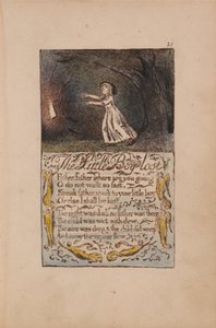 De kleine jongen verloren door William Blake
